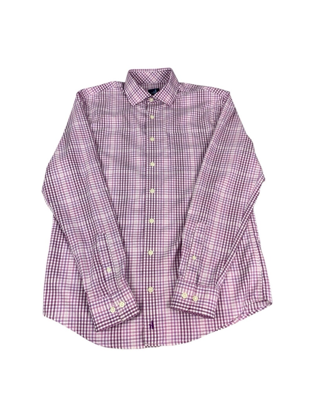 Johnnie-O Prep-Formance Long Sleeve Button Down Shirt, Purple, Men’s Size Small